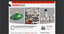 Desktop Screenshot of hawkvalve.com